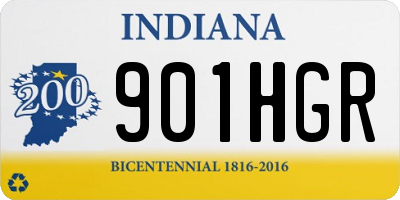 IN license plate 901HGR