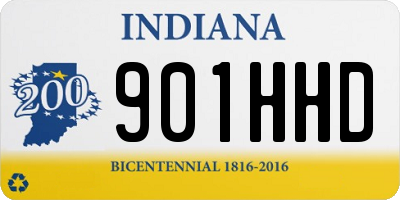 IN license plate 901HHD