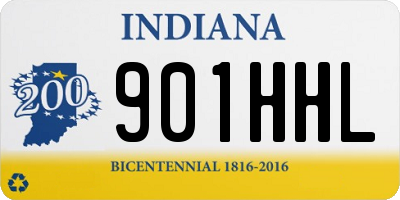 IN license plate 901HHL