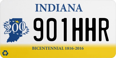 IN license plate 901HHR