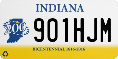 IN license plate 901HJM