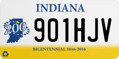 IN license plate 901HJV