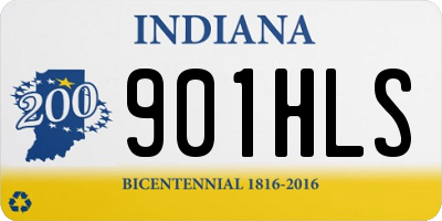 IN license plate 901HLS