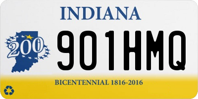 IN license plate 901HMQ