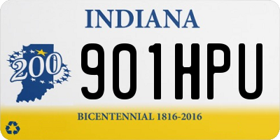 IN license plate 901HPU