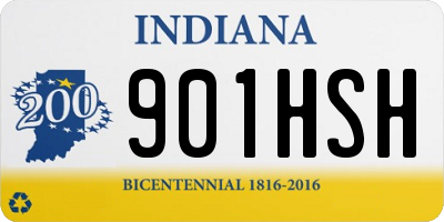 IN license plate 901HSH
