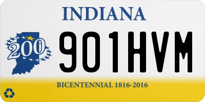 IN license plate 901HVM