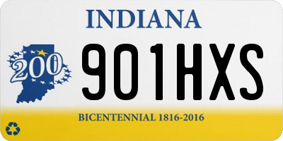 IN license plate 901HXS