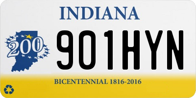 IN license plate 901HYN