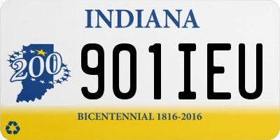 IN license plate 901IEU