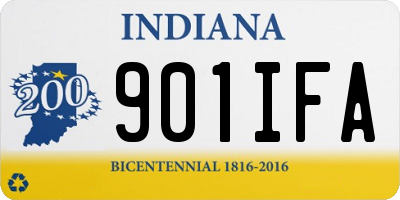 IN license plate 901IFA