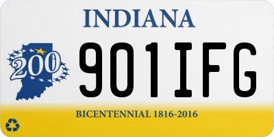 IN license plate 901IFG