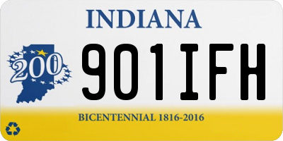IN license plate 901IFH