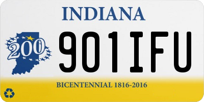 IN license plate 901IFU