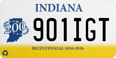 IN license plate 901IGT