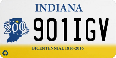 IN license plate 901IGV