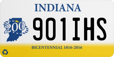 IN license plate 901IHS