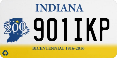 IN license plate 901IKP