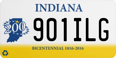 IN license plate 901ILG