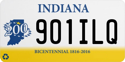 IN license plate 901ILQ