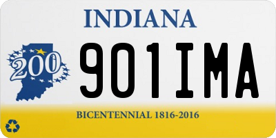 IN license plate 901IMA