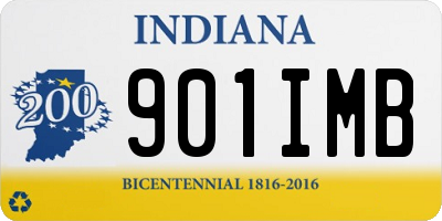 IN license plate 901IMB