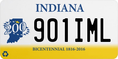 IN license plate 901IML