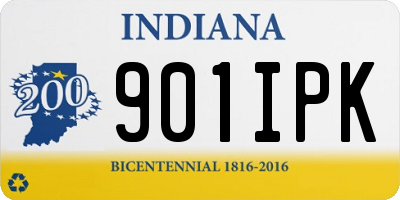IN license plate 901IPK