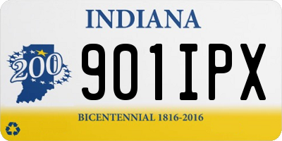 IN license plate 901IPX