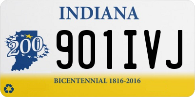 IN license plate 901IVJ