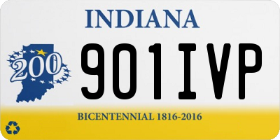IN license plate 901IVP