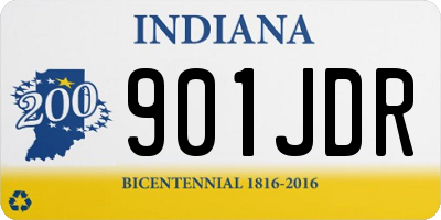 IN license plate 901JDR