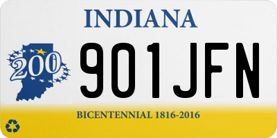 IN license plate 901JFN
