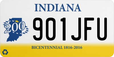 IN license plate 901JFU