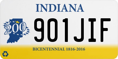 IN license plate 901JIF