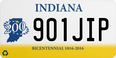 IN license plate 901JIP