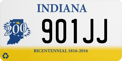 IN license plate 901JJ