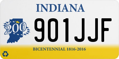 IN license plate 901JJF
