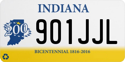 IN license plate 901JJL