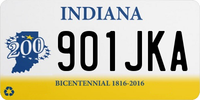 IN license plate 901JKA