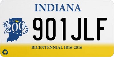IN license plate 901JLF