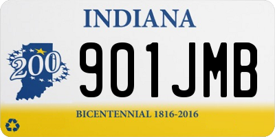 IN license plate 901JMB