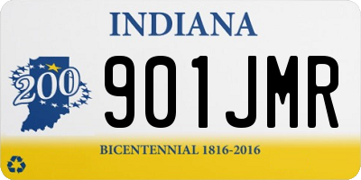 IN license plate 901JMR