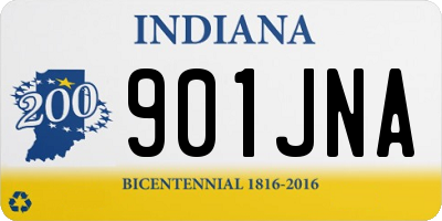 IN license plate 901JNA