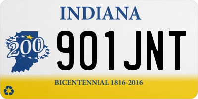 IN license plate 901JNT