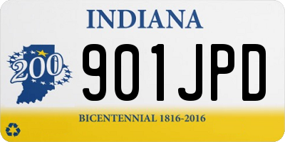 IN license plate 901JPD