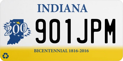 IN license plate 901JPM