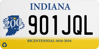 IN license plate 901JQL