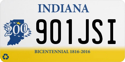 IN license plate 901JSI