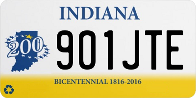 IN license plate 901JTE